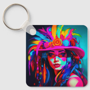 Vibrant Nuse Key Ring