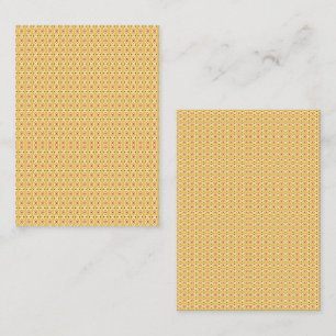 Vibrant Orange and Yellow Circle Background Business Card