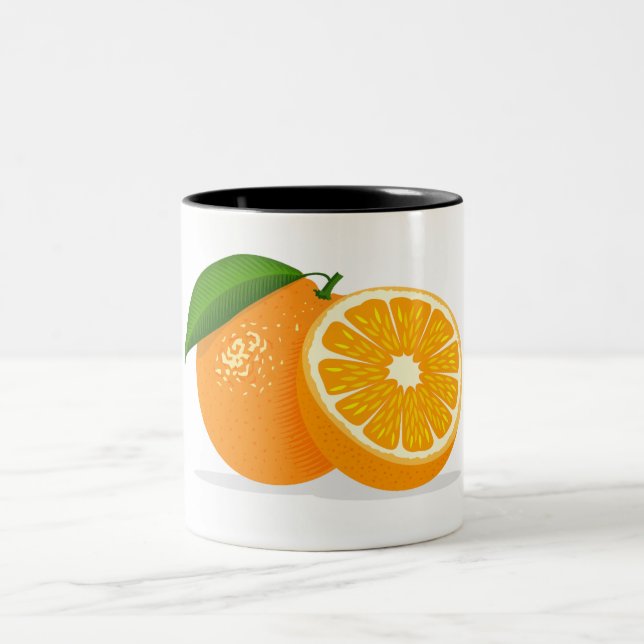 Vibrant Orange Mug - Ideal for Hot Drinks (Center)