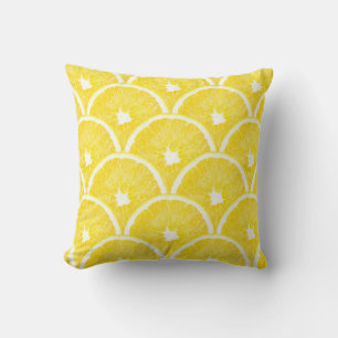 Vibrant Orange Pulp Background Pattern Cushion