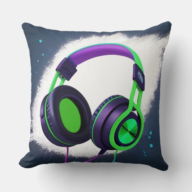 Vibrant Over-Ear Headphones Cushion (Front)