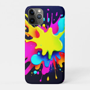Vibrant Paint Splash Abstract Art Case-Mate iPhone Case
