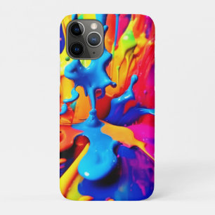 Vibrant Paint Splash Art in Bold Colours Case-Mate iPhone Case