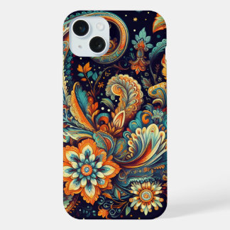Vibrant Paisley Delight iPhone 15 Plus Case