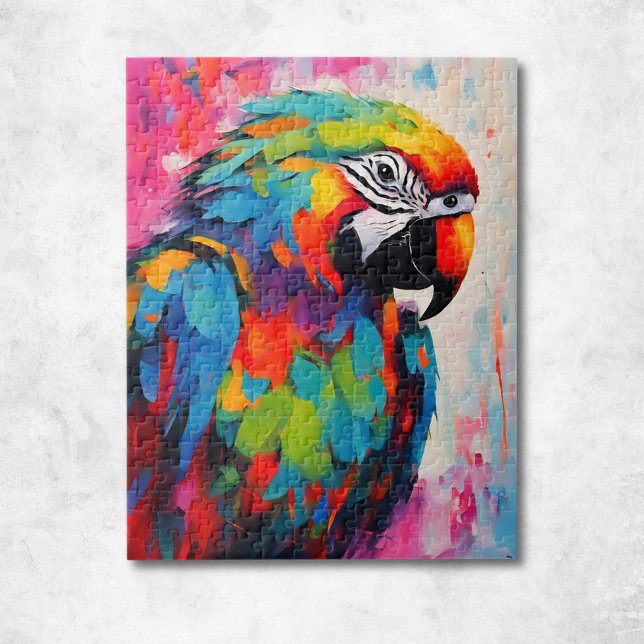 Vibrant Parrot  Jigsaw Puzzle (Creator Uploaded)