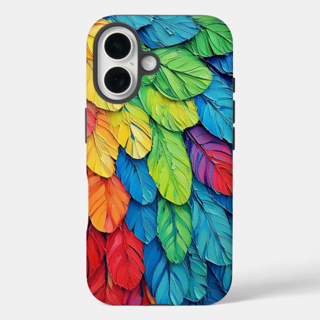 Vibrant Parrot Wings Phone Case (Back)