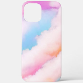 Vibrant Pastel Clouds with Dynamic Hues iPhone 12 Pro Max Case