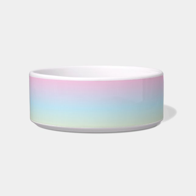 vibrant pastel ice cream gradient colours bowl (Front)
