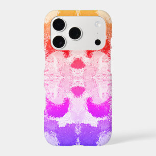 Vibrant Pastel Symmetry – Abstract Textured Art