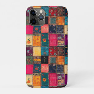 Vibrant Patchwork Quilt with Classic Florals Case-Mate iPhone Case