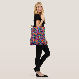 Vibrant Pattern Tote Bag