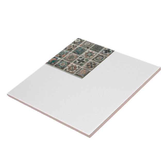 Vibrant Patterns in Ceramic Tiles (Side)
