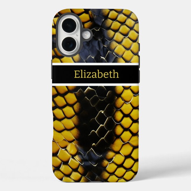 Vibrant patterns of a venomous snake Case-Mate iPhone case (Back)