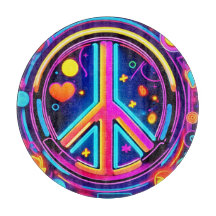 Vibrant Peace Sign Design