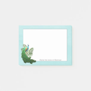 Vibrant Peacock Teal Personalised Notes