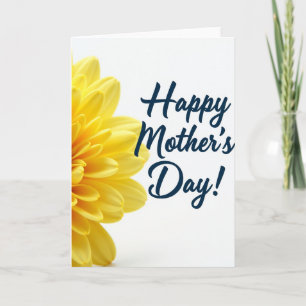 Vibrant Petal Mothers Day Card