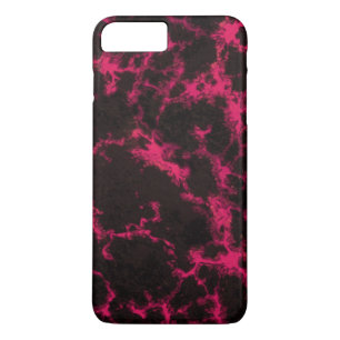 Vibrant Pink and Black Flames Case-Mate iPhone Case