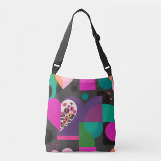 Vibrant Pink Botanical Fashion Tote