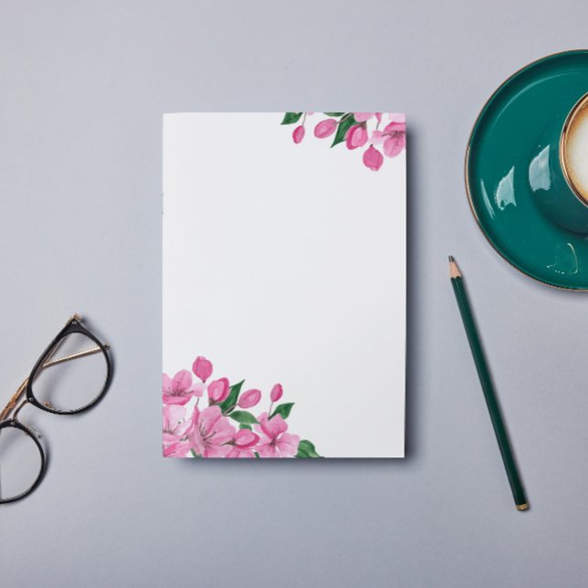 Vibrant Pink Floral Stationery (Creator Uploaded)