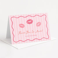 Vibrant Pink Lips Valentine's Day Bridal Shower
