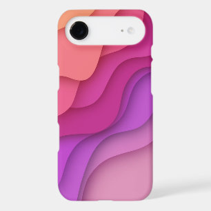 Vibrant Pink & Purple Abstract Wave