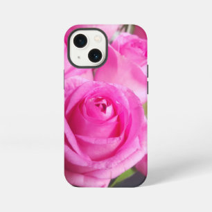 Vibrant Pink Roses iPhone 13 Mini Case