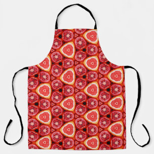 Vibrant Pomegranate & Grapefruit  Apron