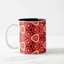 Vibrant Pomegranate & Grapefruit Pattern
