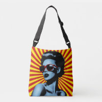 Vibrant Pop Art Woman Portrait
