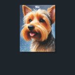 Vibrant Pop Pointillism Yorkshire Terrier Art Canvas Print<br><div class="desc">A bold and playful Yorkshire Terrier portrait in pop pointillism style. Bright colours and dynamic textures bring the Yorkie’s joyful nature to life. Perfect for Yorkie enthusiasts who appreciate creative,  artistic dog portraits with a modern edge.</div>