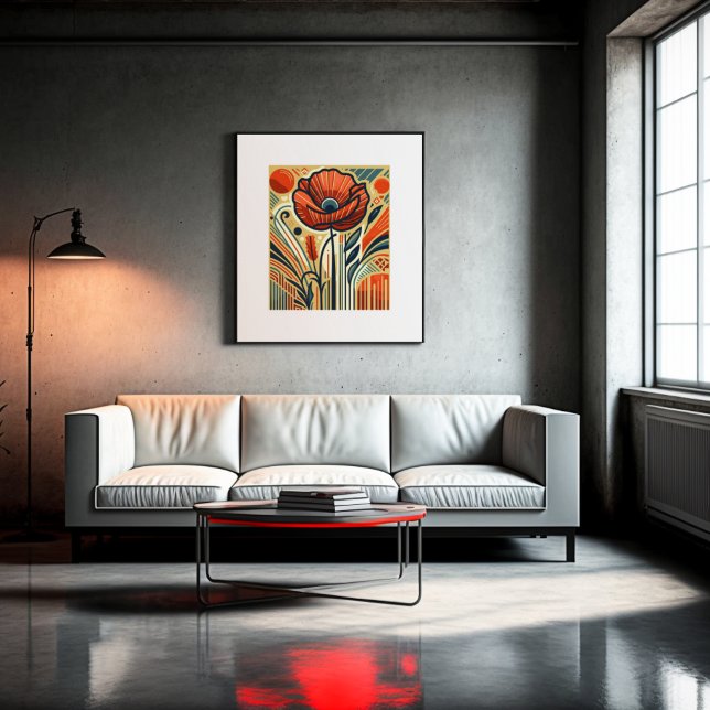 Vibrant Poppy Symphony Poster (Creator Uploaded)