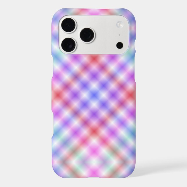 Vibrant Prism Gradient Grid Seamless Pattern (Back)