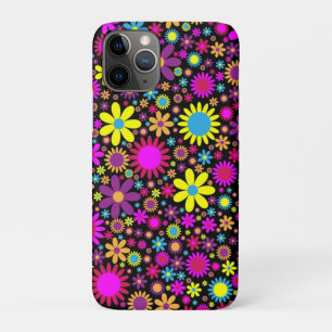 Vibrant Psychedelic Flowers in Bloom Case-Mate iPhone Case