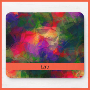 Vibrant Psychedelic Mouse Pad
