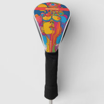 Vibrant Psychedelic Pop Art Groovy Retro Design