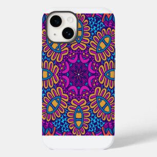 Vibrant Psychedelic Tribal iPhone Case