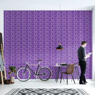 Vibrant Purple Camouflage Pattern  Wallpaper