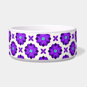  Vibrant Purple Flowers and Leaf Motifs
