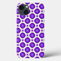  Vibrant Purple Flowers and Leaf Motifs