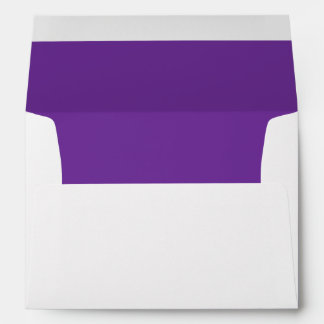 Vibrant Purple Lined Envelope