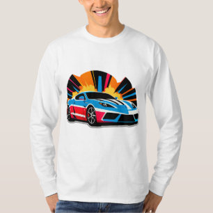 🏎️ Vibrant Race Car Speed Motion Style T-Shirt