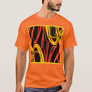 Vibrant Radiant Neon Hues Pattern T-Shirt