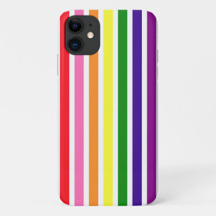 Vibrant Rainbow Colours Stripes Case-Mate iPhone Case