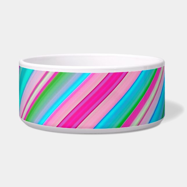 Vibrant Rainbow Colours Stripes Pattern-21056 (Front)