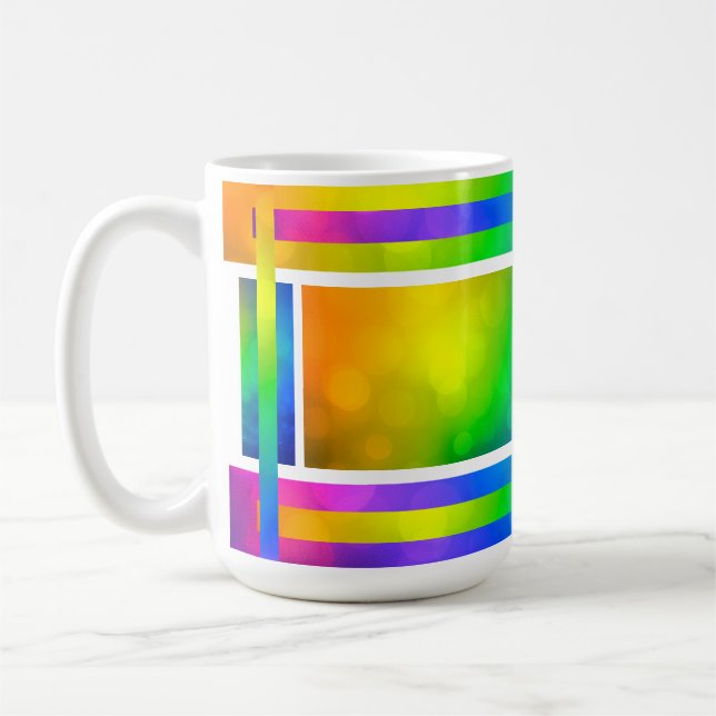 Vibrant Rainbow Mug (Left)