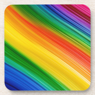 Vibrant Rainbow of Colours Coaster