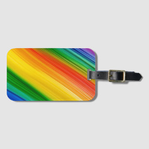 Vibrant Rainbow of Colours Luggage Tag