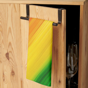 Vibrant Rainbow of Colours Tea Towel