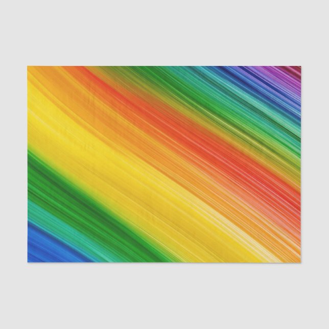 Vibrant Rainbow of Colours Tissue Paper (Front)