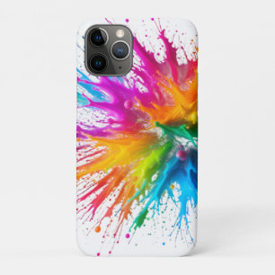 Vibrant Rainbow Paint Splatter Explosion Case-Mate iPhone Case
